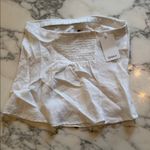 Quince NWT  100% European White Linen Strapless Top Sz S Photo 10