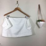 Ramy Brook NWT  Lynn strapless cropped white top Photo 1