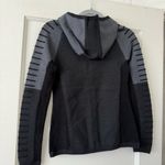 Smartwool  Womens Intraknit Merino Fleece Full Zip Hooded Jacket in BLACK XS NWT Photo 5