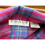 CHAUS WOMAN Plaid Flannel Shirt Jacket Oversized Red Blue Warm Cozy Size 2X Photo 4