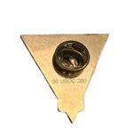 Vintage US Olympic Festival Pin label hat pie Gold Patron Gymnastics GTE Triangl Photo 2