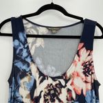 Tommy Bahama  Women's Navy Floral Summer Sleeveless Stretch Maxi Dress Size M‎ Photo 4