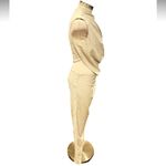 PLT LABEL OFF WHITE DRAPED RUCHED SKIRT MIDAXI DRESS Size Small NWT Photo 5