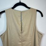 Banana Republic Linen Blend Cropped Wide Leg Sleeveless Jumpsuit Tan Belt Size 6 Photo 8