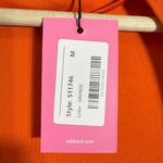 Edikted Rhani Open-Back Bodycon Mini Dress Women's Medium Orange Going Out NWT Photo 13