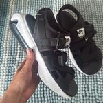 Nike  Black and White Air Sol Sandals Women’s Casual Athletic Shoes Photo 1