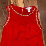A'Gaci  Women Sleeveless red blouse size small Photo 1