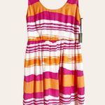 JACK by BB Dakota Jamband Wave Printed Scoop Neck Tank Mini Dress Photo 1