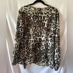 Dress Barn Leopard Print Sheer Women's Top Photo 2