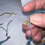 Pura Vida Set‎ of Three Blue and Gold Bead Stackable Bracelets Blue Photo 6