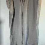 Lane Bryant NEW  Wide leg Pull on‎ Linen Pants Sand Tan Minimalist Neutral 0237 Photo 0
