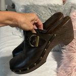 White Mountain Clogs Dark Brown  Mules Studded Slides Womens 9 Photo 0
