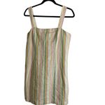 Forever 21  Striped Sleeveless Dress linen blend Size large Photo 7