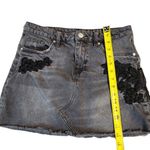 BDG Denim Women's Jean's Mini Skirt Size S charcoal Photo 2