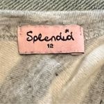 Splendid  women’s size 12 oat‎ strip neck tank top Photo 4