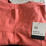 Senita Athletics NWTG  Small Orange Capris Workout Fish Net‎ Leggings Size L Photo 7