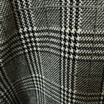 Banana Republic :Black/White plaid shorts sleeve- strips on shoulder-cotton-Top-S Photo 3