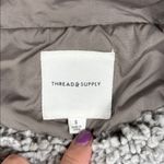 Thread & Supply from Nordstrom Quilted Utility Jacket, Size Small Tan Photo 4