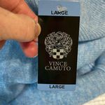 Vince Camuto  Turtleneck Sweater Blue Pullover Comfy Womens Large Photo 3