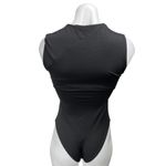 ZARA  Women's Black Square Neck Stretch Sleeveless Tank Bodysuit Top Size S Photo 1