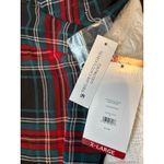 Draper James  Plaid Tie Neck Long Sleeve Ruffle Hem Shift Dress Women's XL Photo 6