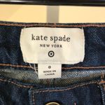 Kate Spade X Target NWOT High Rise Straight Leg Wide Cuff Size 0 Blue Photo 5