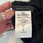 BCBGMAXAZRIA black with white trim large infinity scarf NWT Photo 3