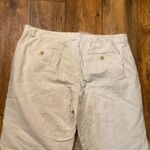 Banana Republic  Martin Fit Pants Size 14 Linen Cotton Womens Tan Tousers Dress Photo 6