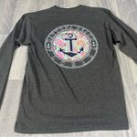 Delta  Pro Weight Graphic Gray Long Sleeve “Daytona Beach Florida” Shirt; medium Photo 6