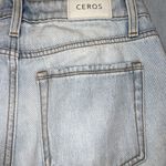 Ceros Skylar High Rise Dad Jeans Laguna Light Wash Distressed Size 26 Blue Photo 10