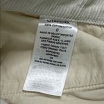 Vince  Union Slouch Cropped Corduroy Button Fly Straight Leg Pants Cream Size 0 Photo 12