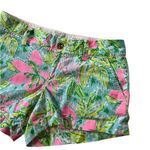 Lilly Pulitzer Coconut Jungle 3” Walsh shorts Mid rise size 4 100% cotton Photo 1