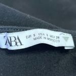 ZARA Black Knit Sleeveless Racerback Cami Camisole Mini Bodycon Tank Dress Sz S Photo 2