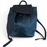 Coach Vintage Sonoma Drawstring Black Pebbled Leather Backpack Photo 0