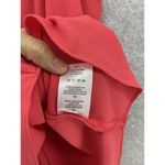 C&E  Women's Blouse Solid Coral Size small Sleeveless V Neck Tank Photo 2