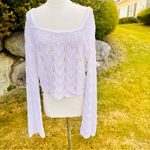Hollister Crochet Long Bell Sleeve Jumper Sweater Photo 6