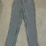 Michael Kors Black and White Houndstooth Jacquard Skinny Pants in size 6 Photo 2
