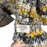 Banana Republic  Chartreuse Wool Mohair Blend Sweater Jacket Multi Size S Photo 8