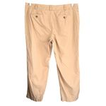 Talbots A3  Boyfriend Crop Pants‎ Womens 16 Khaki Casual Everyday Photo 4