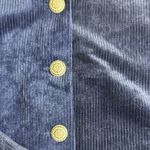 Vintage Banjo Navy Blue Western Corduroy Cropped Jacket With Shoulder Pads Size M Photo 3