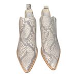 Dolce Vita Women's Sonni Snakeskin Ankle Bootie size 8 Gray Photo 5