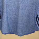 Adidas  Women’s Boxy Cropped Athletic Athleisure Blue Crewneck Sweatshirt Photo 3