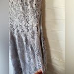 Simply Couture  Lavender Violet Scallop Floral Lace Dress Photo 7