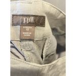 J. Jill‎ Women's Stretch Linen Blend Pants Steel Blue Gray Lagenlook Women's 12 Photo 5