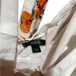 Wild Fable White Fit and Flare Dress with Clementines or Oranges Women’s Large Photo 4