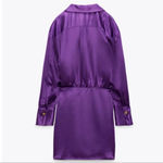 ZARA  Blogger's Fav| Satin Effect Wrap Dress Photo 7