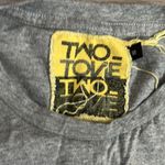 Two tone printed tshirt Gray Photo 1