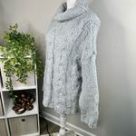 Dance & Marvel Chunky Cable Knit Chenille Turtleneck Sweater Size M/L Photo 4