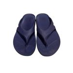 OOFOS OOriginal Recovery Sandal Flip Flops Navy Comfort Summer US Men 7 Women 9 Blue Photo 3