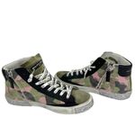 Philippe Model PRSX High Sneaker in Camouflage Military Fuschia Green Size 6 Photo 2